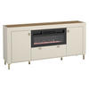 SIDEBOARD Mossa 2D1S MO07 mit Kamin - Kaschmir/Goldfarben, Holzwerkstoff/Kunststoff (177/84/40cm) - MIRJAN24