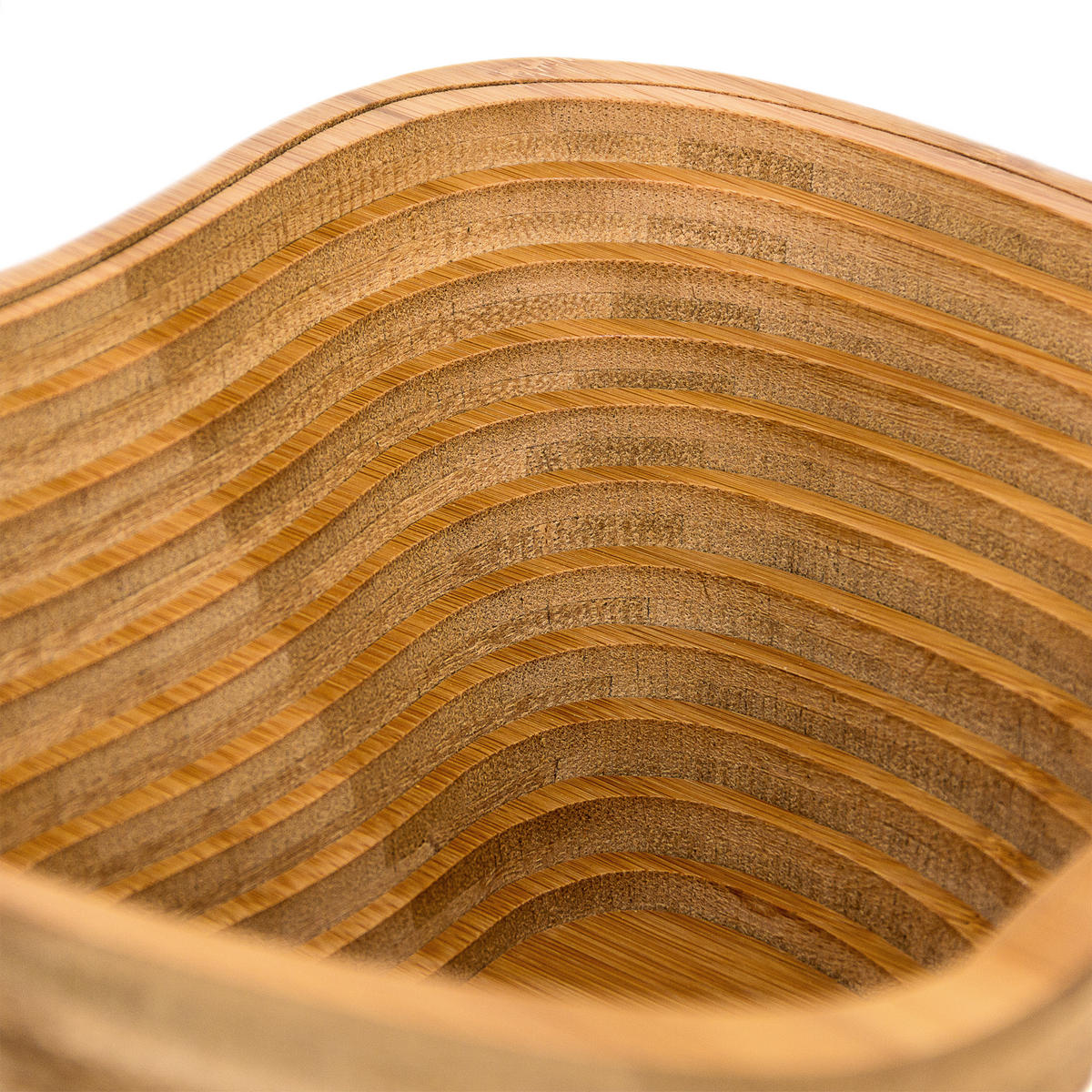 FALTKORB - Hellbraun, Holz (27cm) - Relaxdays