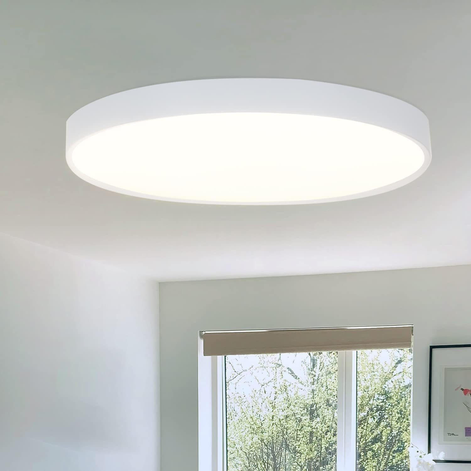 LED-DECKENLEUCHTE Roland 28/28/3 cm - Weiß, Kunststoff (28/28/3cm) - Nettlife