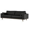 3-SITZER SOFA - Schwarz, Textil (237/81/88cm) - home24