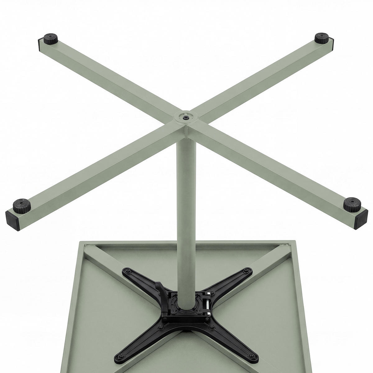 KLAPPTISCH - Stahl - Salbeigrün, Metall (60/60/74cm) - home24