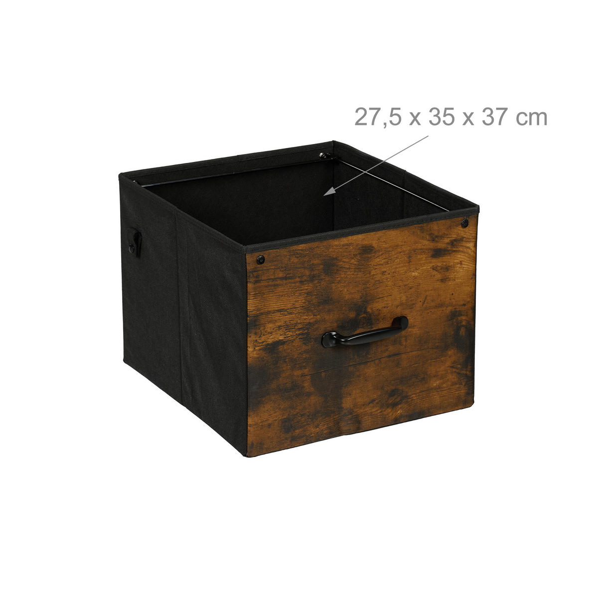 ROLLCONTAINER - Multicolor, Holzwerkstoff/Textil (40/68/40cm) - Relaxdays