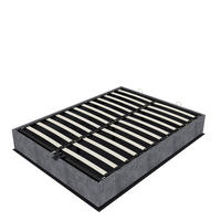 STAURAUMBETT 160/200 cm DE-35414 mit Gaslift Grau - Grau, Metall (160/200cm) - ComfortXL