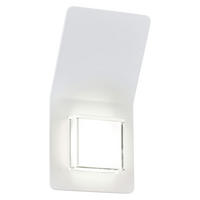 LED AUSSEN-WANDLEUCHTE Alu Weiß PIAS - Weiß, Metall (9.5/25/13cm)