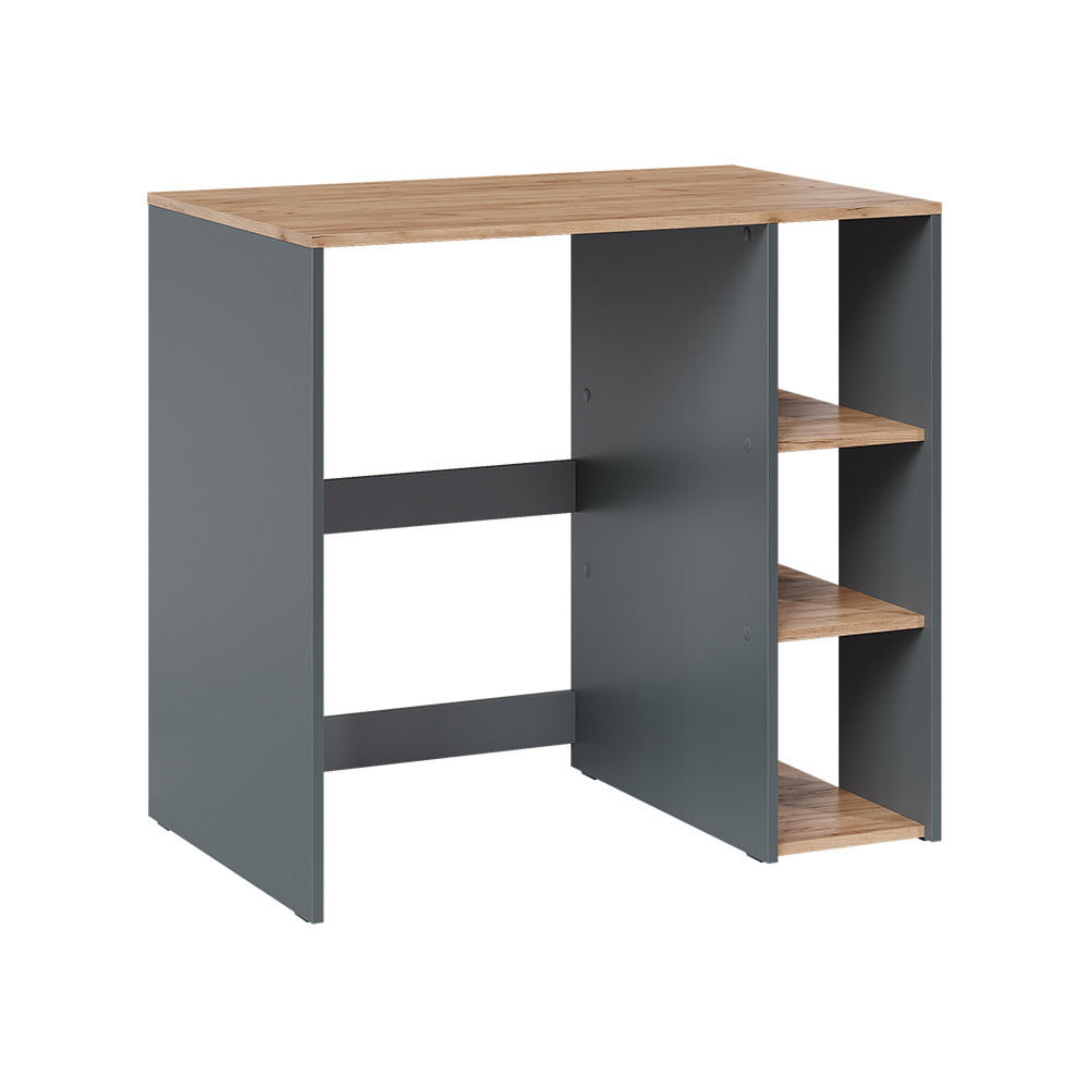 DULAP PENTRU MASINA DE SPALAT Viktor, antracit/Stejar Goldkraft, 93.6x88.2 cm cu 2 rafturi
