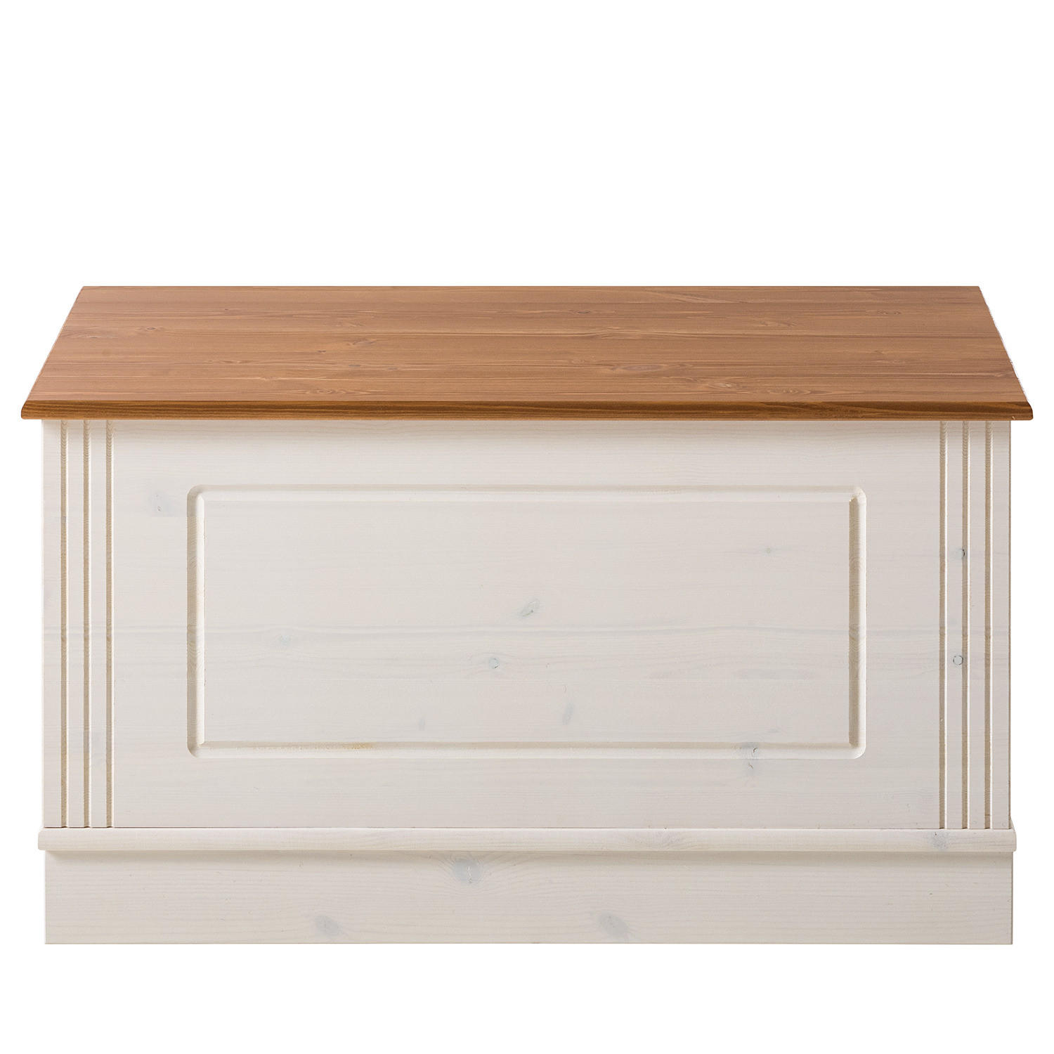 GARDEROBENBANK - Kiefer massiv - Kieferfarben, Holz (80/45/42cm) - home24