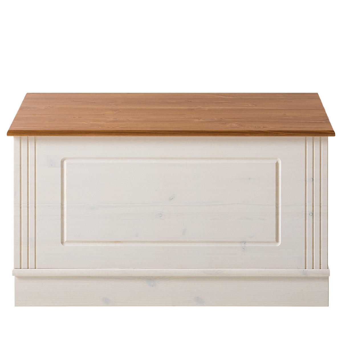 GARDEROBENBANK - Kiefer massiv - Kieferfarben, Holz (80/45/42cm) - home24