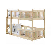 ETAGENBETT mit zwei Matratzen 90x190 cm in Natur - Naturfarben, Holz (90/190cm) - Kids Collective