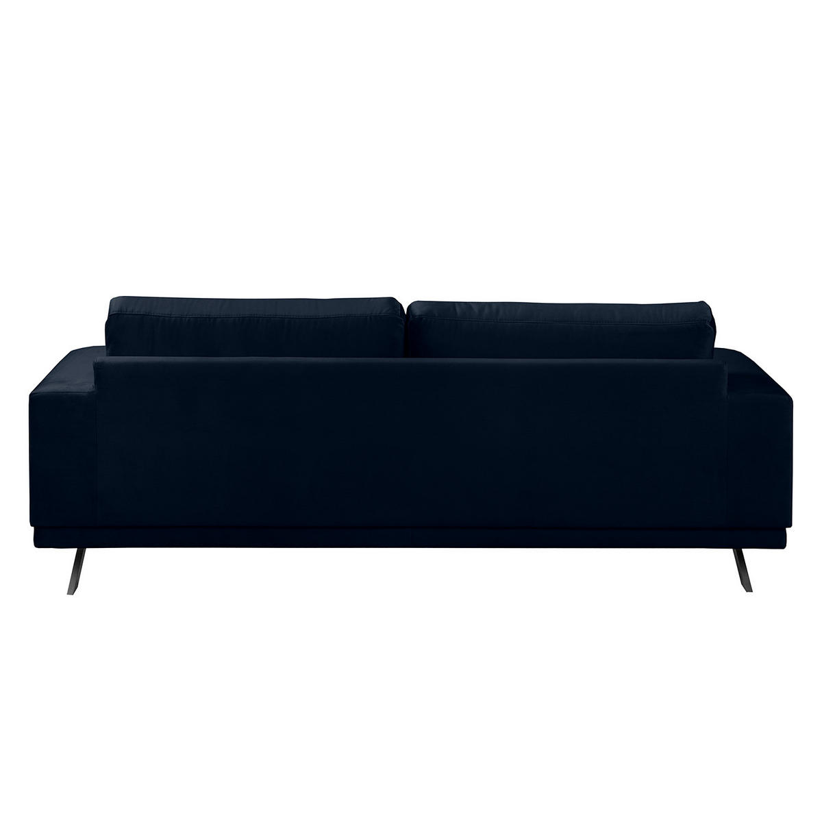 2,5-SITZER SOFA - Samt - Dunkelblau, Textil (216/81/89cm) - home24