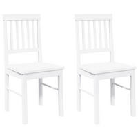 STUHL-SET 2 Stk Sturmhainbach 42.5/90/44.5 cm - Weiß, Holz (42.5/90/44.5cm) - ZMH