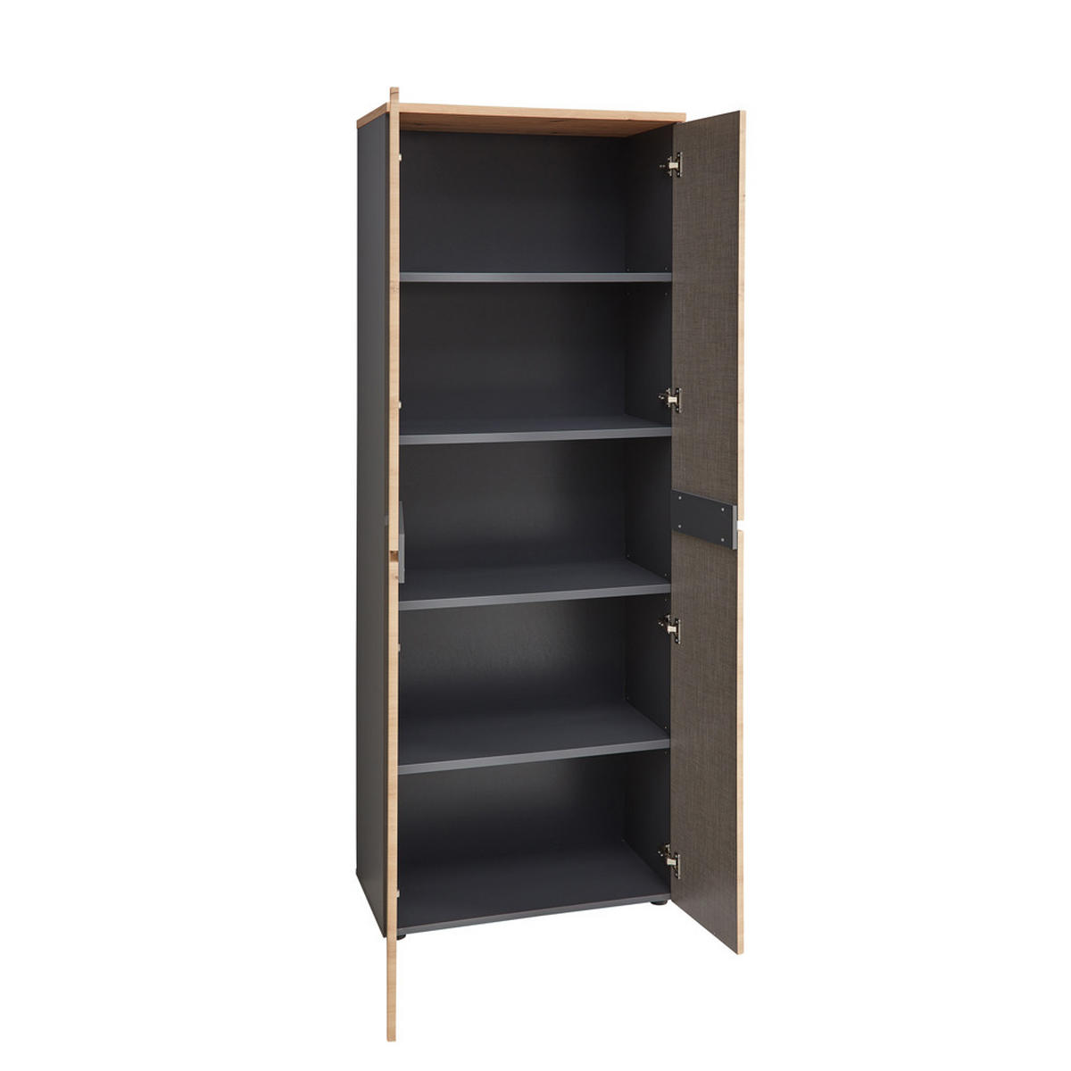 AKTENSCHRANK Manresa-36 - Braun, Holzwerkstoff (75/197/38cm) - Lomado