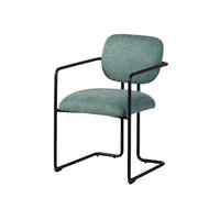 STUHL 100% Polyester 51 x 58 x 78 cm türkis POLSTERSTÜHLE - Türkis, Kunststoff (51/78/58cm) - Massivmoebel24