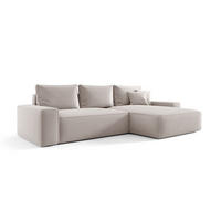 ECKSOFA Walken Mit Schlaffunktion - Weiß, Holzwerkstoff/Textil (280/185cm) - Fun Möbel