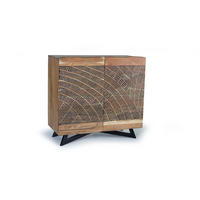SIDEBOARD aus Akazienholz und Metall - Braun, Holz (40/86/90cm) - Giner y Colomer