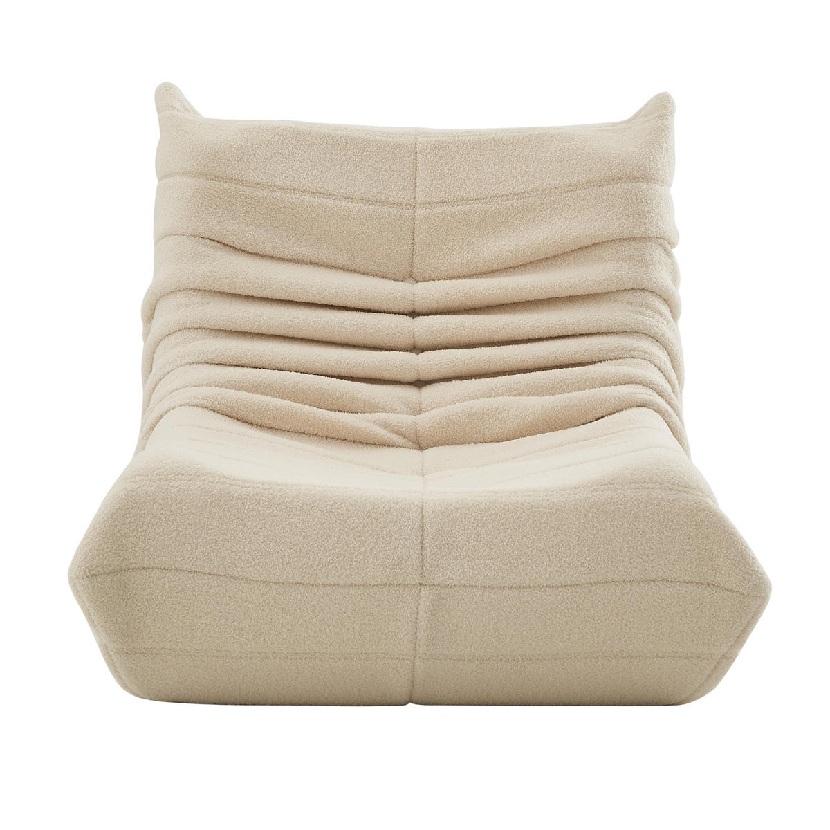 FERNSEH- & RELAXSESSEL Sofa Liegesofa für Wohnzimmer Beige - Beige, Holz (91.44/60.45/101.5cm)