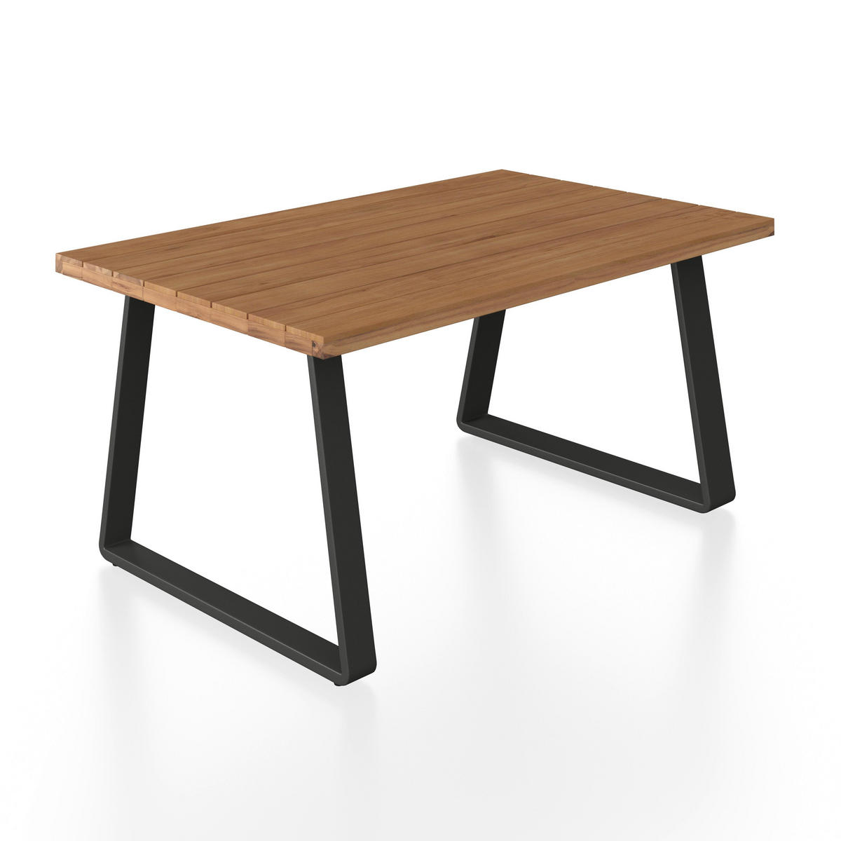 DINING-LOUNGESET Alexa Holz Outdoorstoff/Metall - Anthrazit, Holz - Bessagi Garden