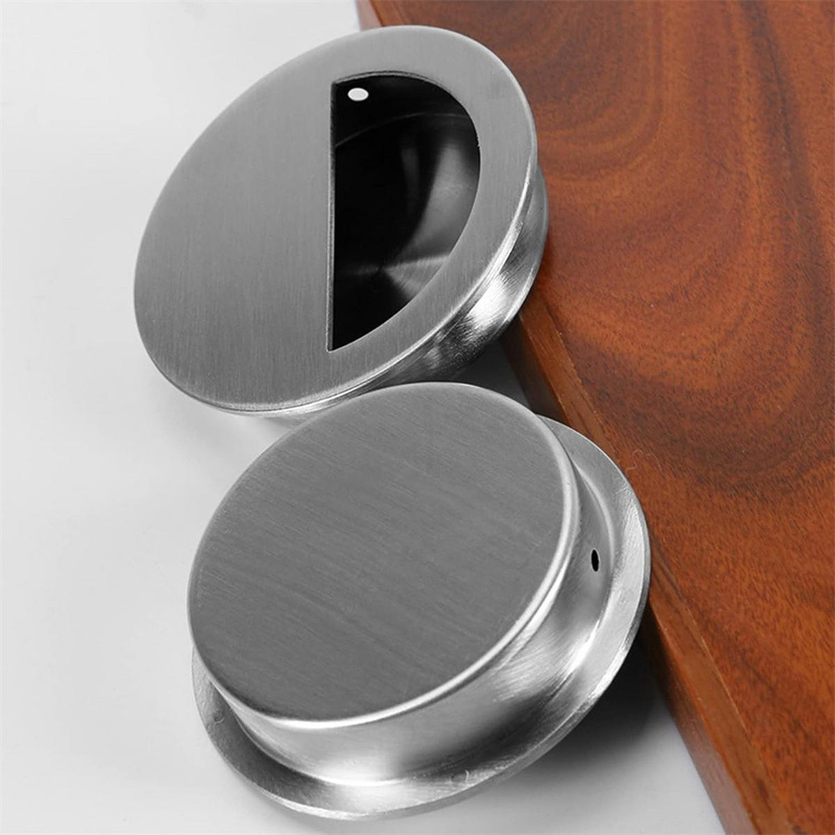 MÖBELGRIFF Silber 4er-Set 50 mm - Silberfarben, Metall (5/5/5cm)