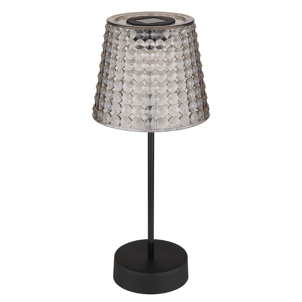 LED AUSSENLEUCHTE Rauchfarben Grau - Grau, Kunststoff (12.5/12.5/29cm) - Globo Lighting