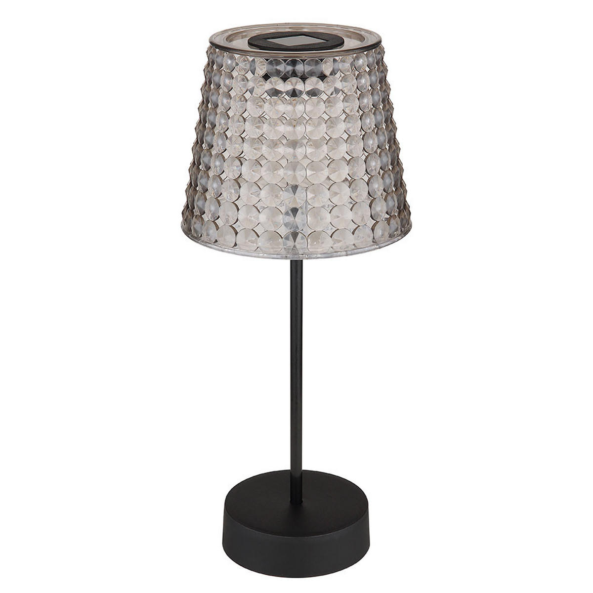 LED AUSSENLEUCHTE Rauchfarben Grau - Grau, Kunststoff (12.5/12.5/29cm) - Globo Lighting