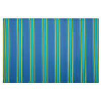 OUTDOOR-TEPPICH Alwar 180/120 cm - Blau, Kunststoff (120/180cm) - Beliani