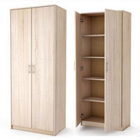 KLEIDERSCHRANK R003 Sonoma - Sonoma Eiche, Holzwerkstoff (74/180/35cm) - roe furniture