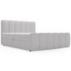BOXBETT Cloud 200x200 Bouclé-Stoff Grau - Grau, Holz/Textil (200/200cm) - Graingold