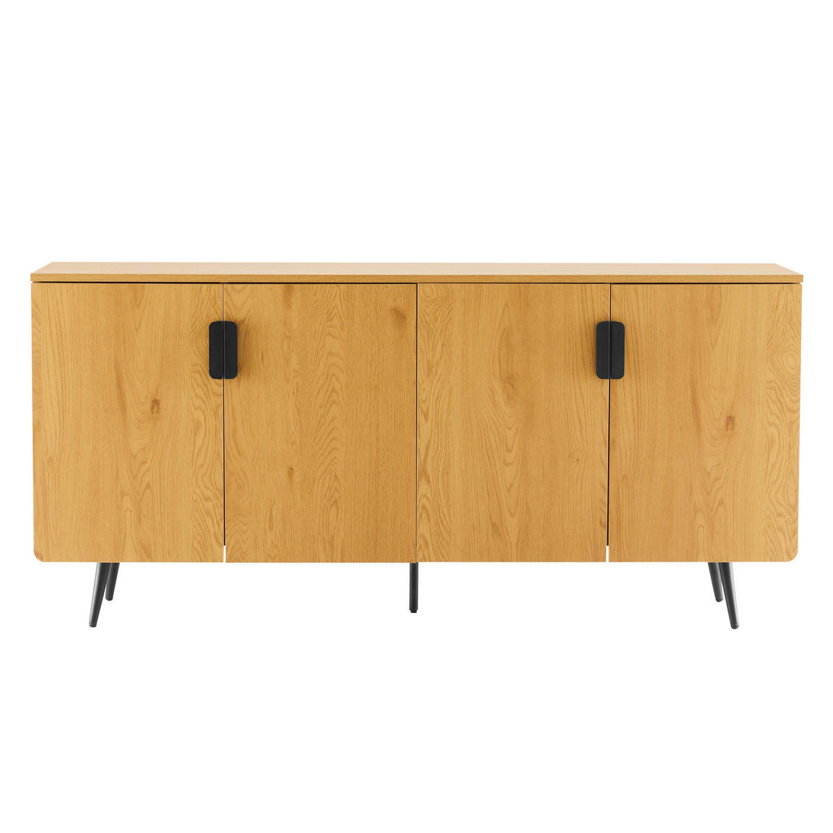 SIDEBOARD 160 cm, helles Holz - Beige, Holz (40/75/160cm) - Oviala