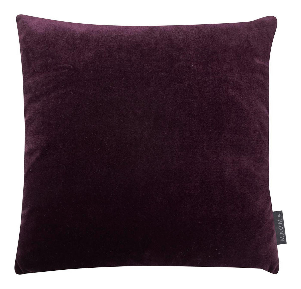 KISSENHÜLLE Samt Uni - Weinrot, Textil (40/40cm) - Magma Heimtexx