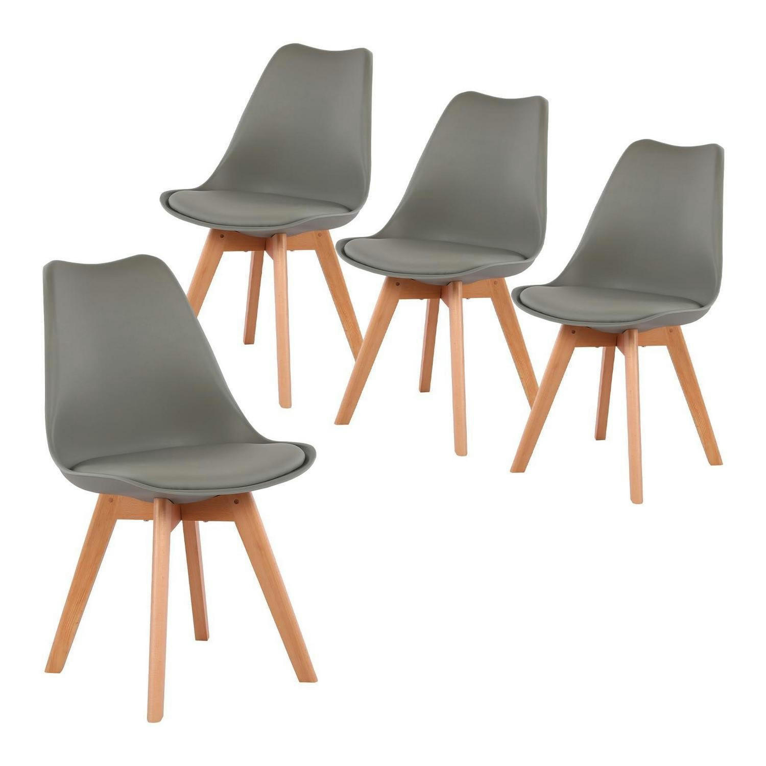 XXXLutz Esszimmerstuhl Grau 41x83x47.5 cm