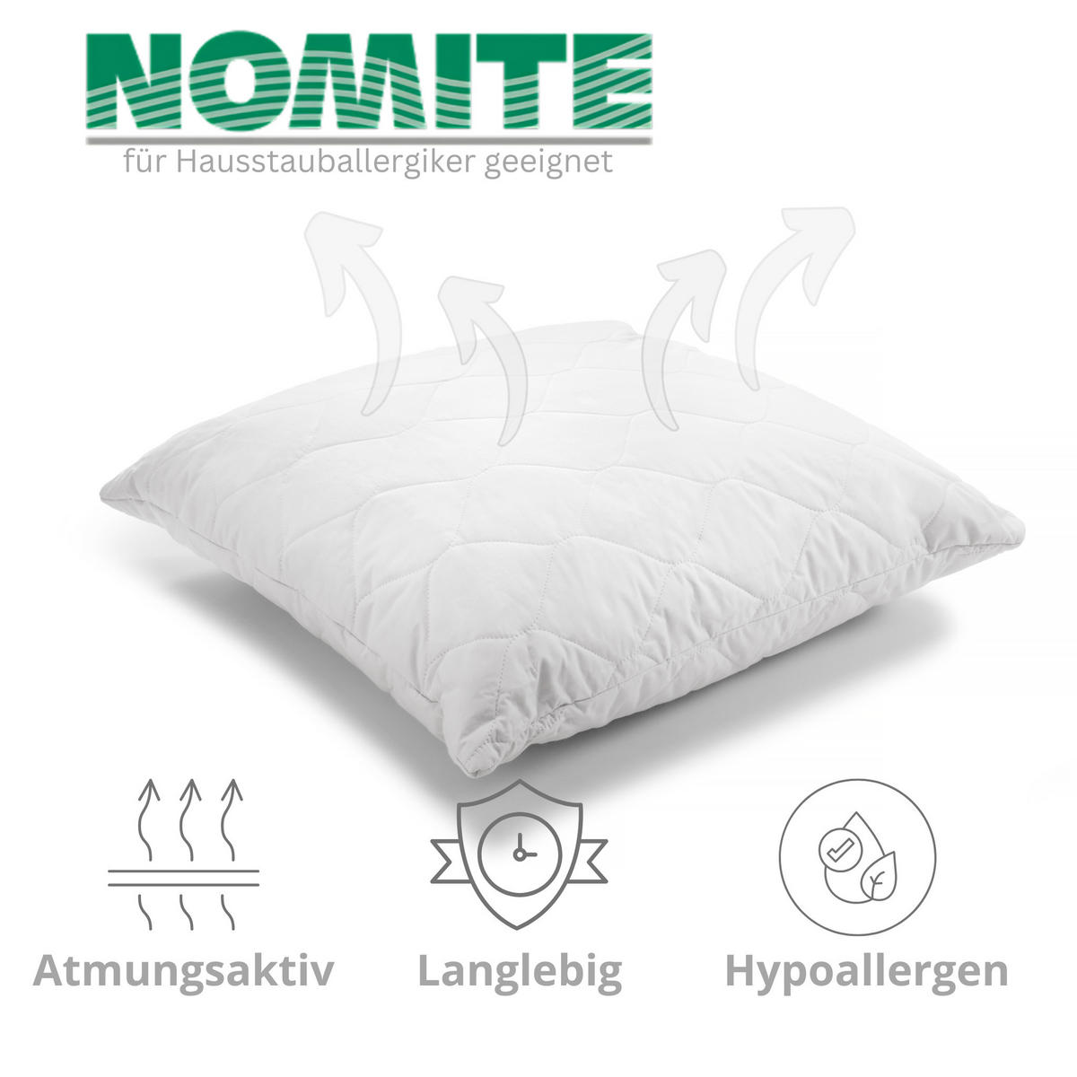 KISSEN COLD FEEL, Leinen - Weiß, Textil (60/60cm) - WOODEK