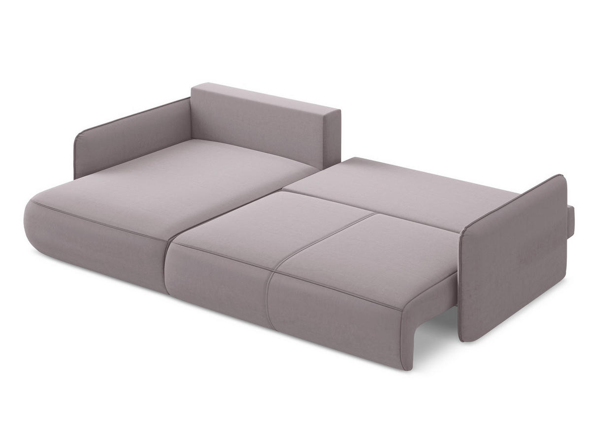 POUF Samt Stoff Grün - Dunkelgrün/Schwarz, Kunststoff/Textil (102/40/62cm) - Makamii