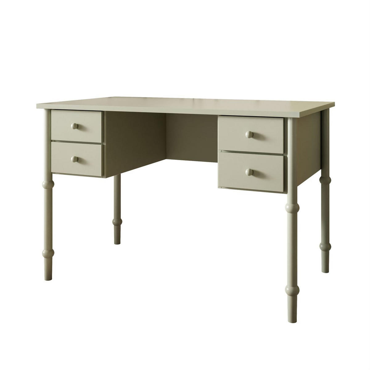 KINDERSCHREIBTISCH BABUSHKA Olivgrün - Olivgrün, Holzwerkstoff (113/75/65cm)