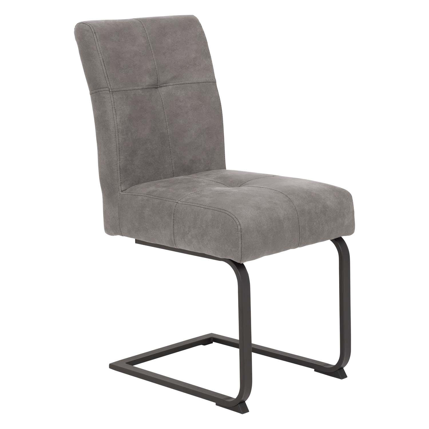 Hela Vertriebs GmbH Schwingstuhl-Set Grau 43x91x65 cm