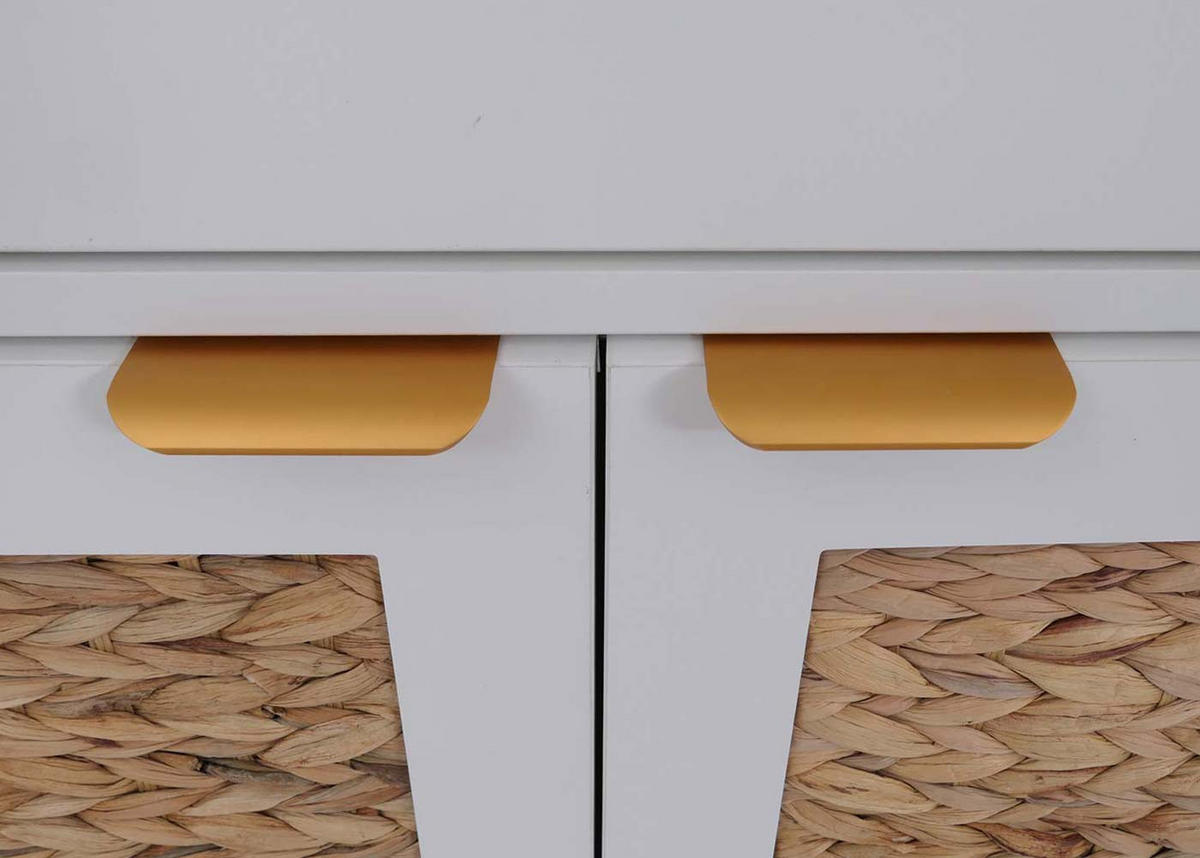 KOMMODE Weiß - Weiß, Holz (80/115/35cm) - MCW