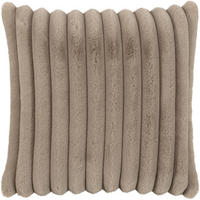 KISSENHÜLLE Raya Streifen Look taupe - Taupe, Textil (45/45cm) - Magma Heimtexx
