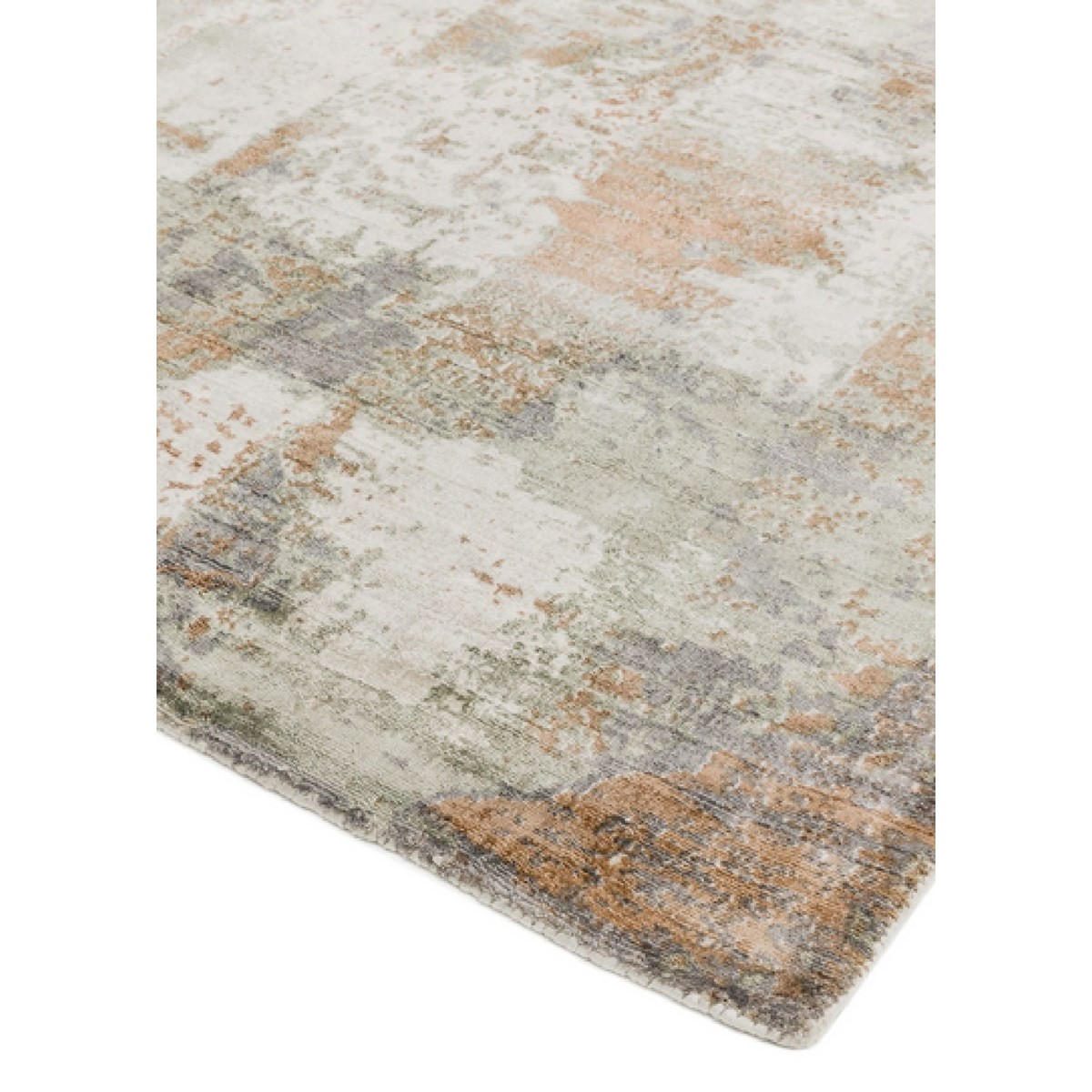 TEPPICH Moderner handgefertigter für Wohn- und Schlafzimmer von BYGAT Orange 160 x 230 cm - Orange, Textil (160/230cm) - Novatrend