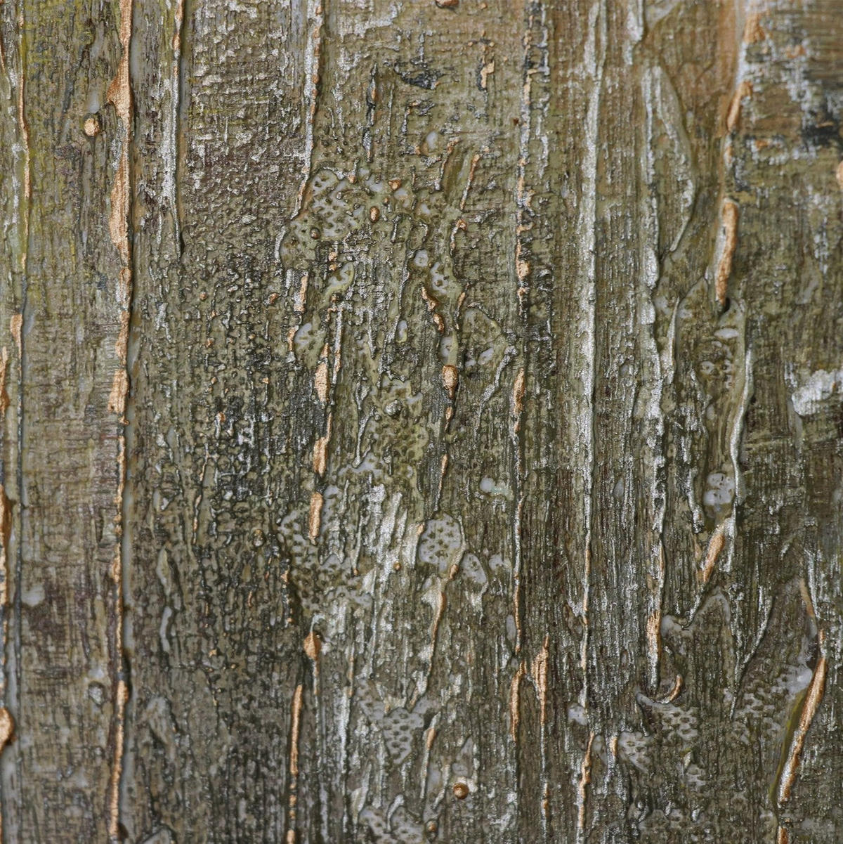 GEMÄLDE Sommerregen auf Keilrahmen 140x100 cm - Orange, Holz (140/100cm) - YS-art gallery