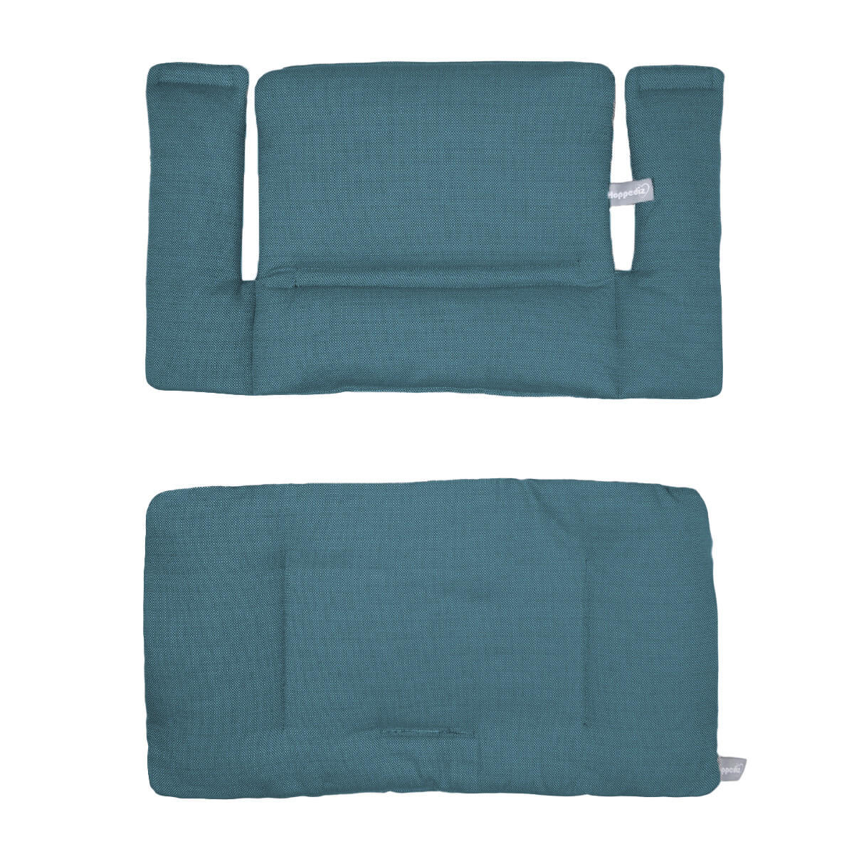 KINDERSTUHLPOLSTER Hochstuhl Sitzkissen Set für Stokke Tripp Trapp - Türkis, Textil (27/7/38cm) - Hoppediz