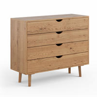 KOMMODE Simona Eiche Natur 110 / 40 / 90cm - Eichefarben, Holz (110/90/40cm) - Feldmann-Wohnen