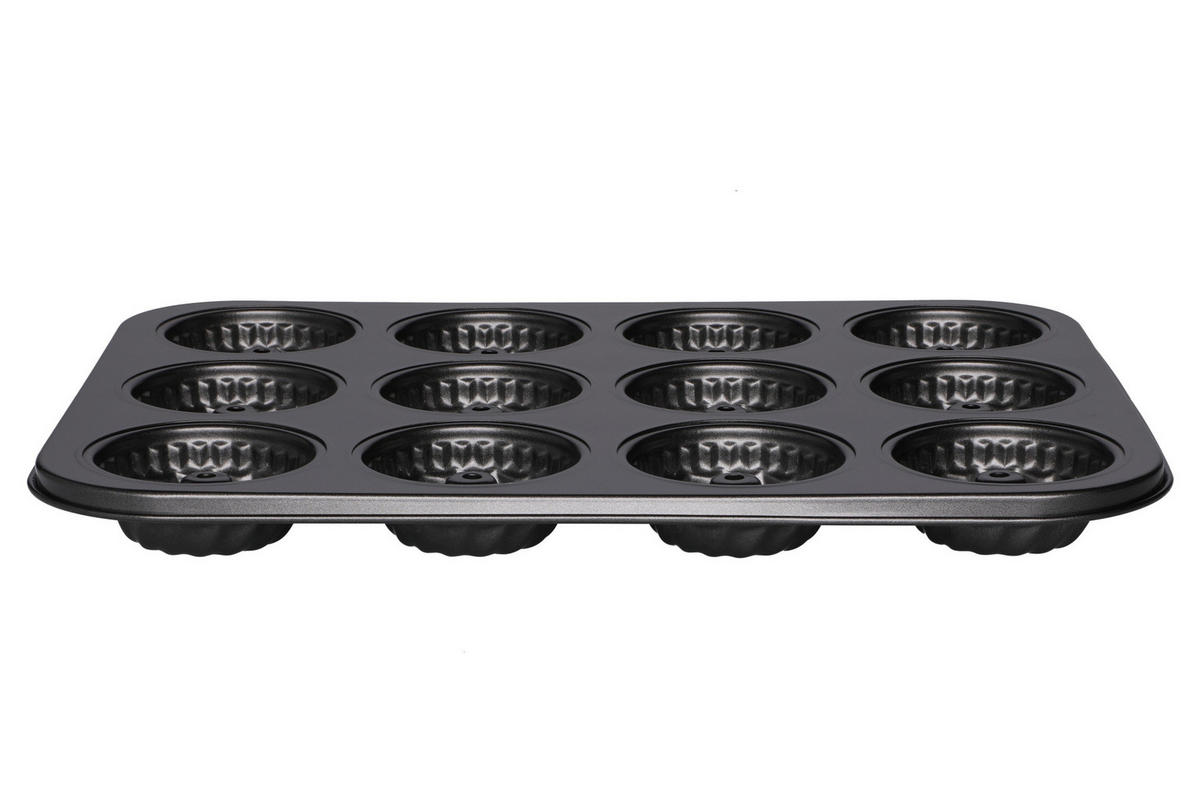 BACKFORM für Cupcakes - Schwarz, Metall (35.5/3/27cm)