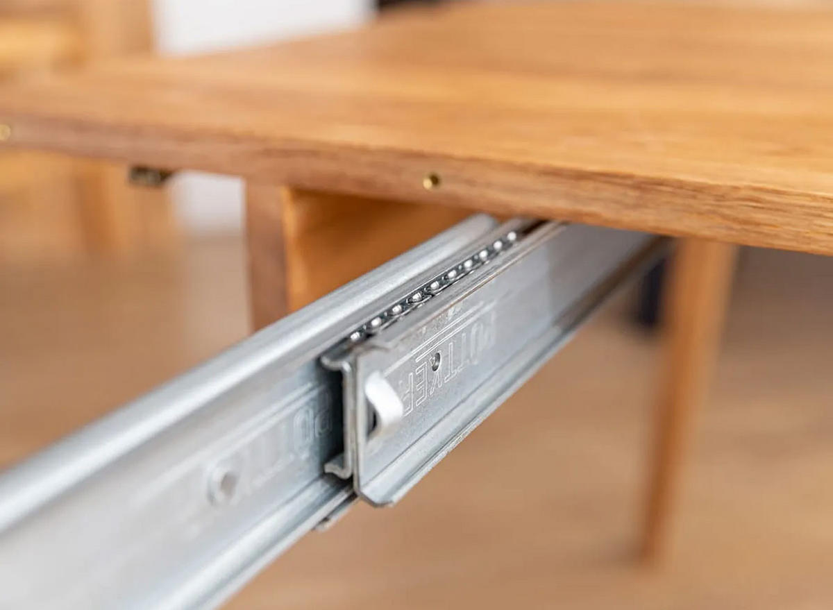 ESSTISCH Orbetello Eiche Natur 110-160 / 110 / 74,5cm - Eichefarben, Holz (110/160/74.5cm) - Feldmann-Wohnen