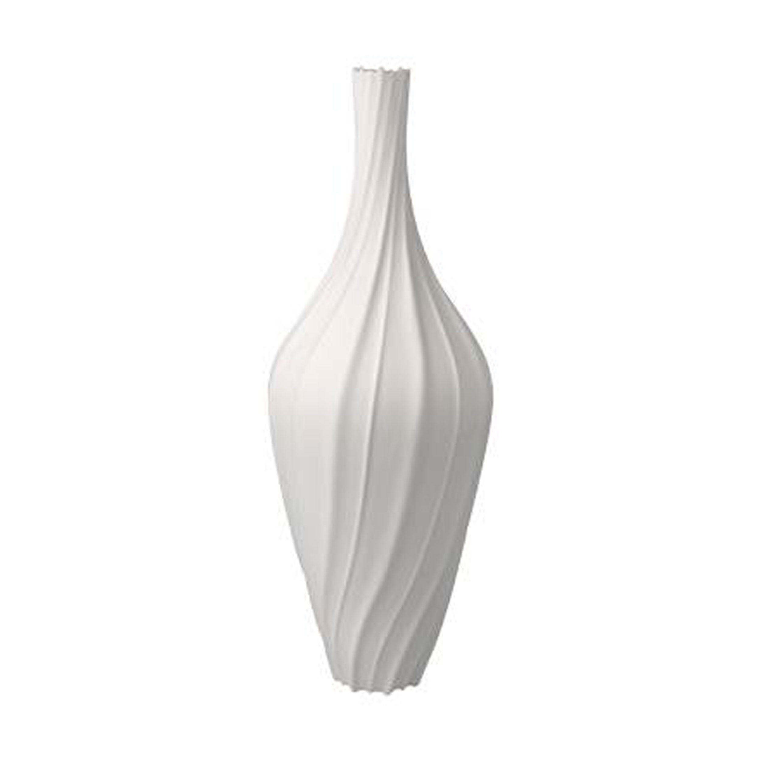 VASE Bahar, Biskuit-Porzellan, weiß, H 31 cm - Weiß, Keramik (31cm) - Goebel