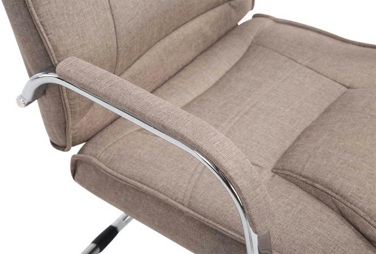 SCHWINGSTUHL 2er Set Stoff taupe - Taupe, Textil/Metall (60/104/67cm) - CLP