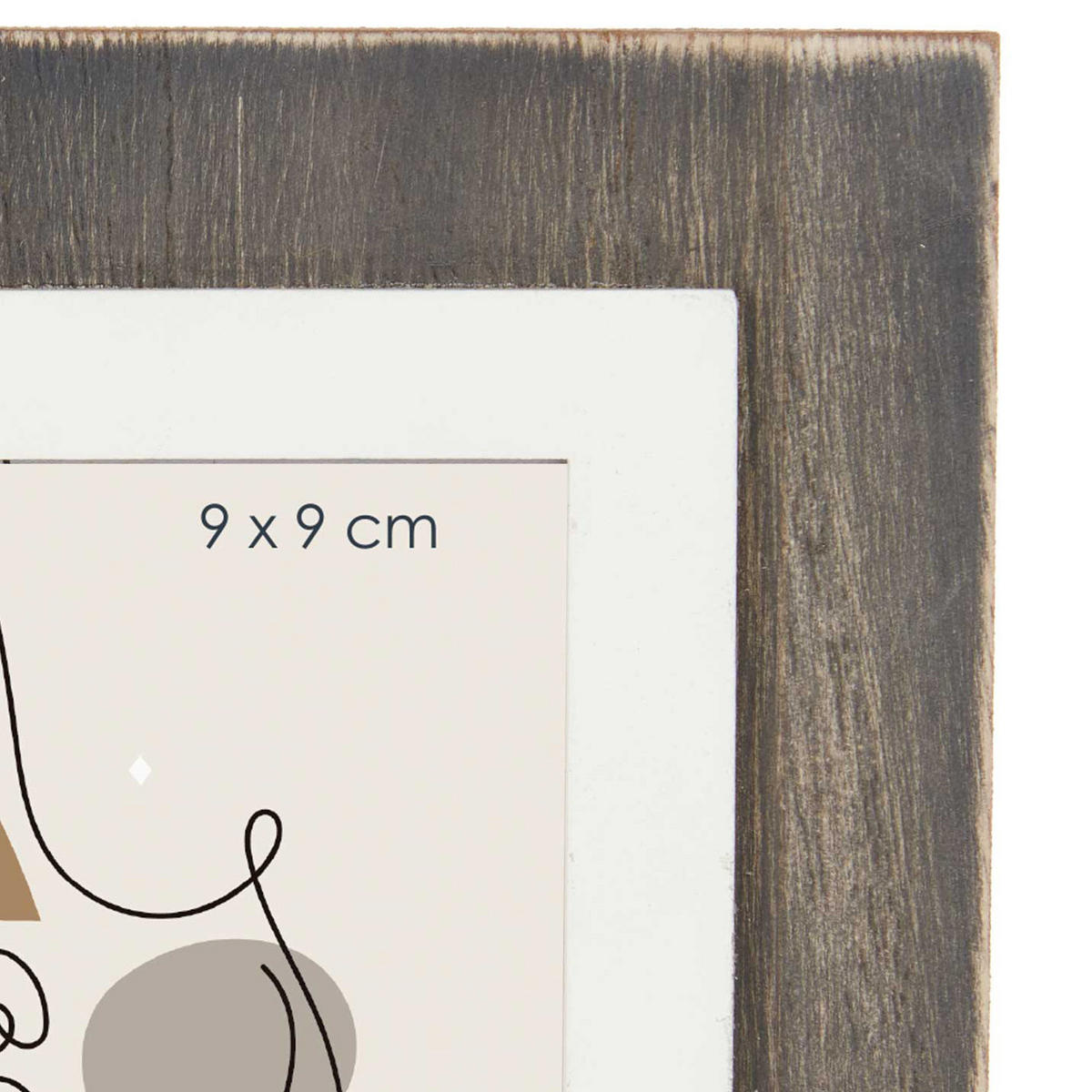 BILDERAHMEN Metall und MDF - Multicolor, Holzwerkstoff (28/23.5/28cm) - Giftdecor