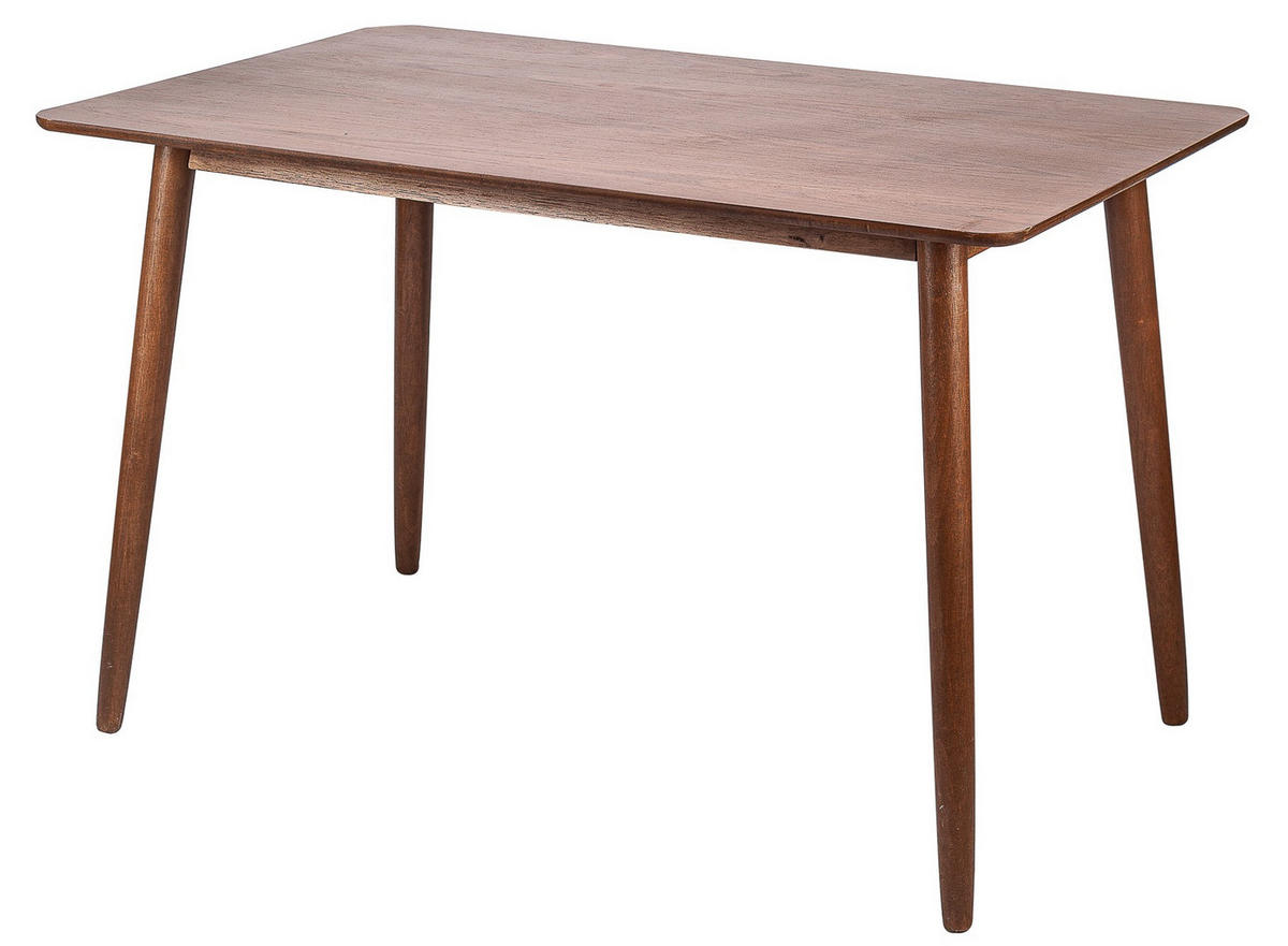ESSTISCH Rechteckig Braun 120 x 75 x 75 (cm) - Braun, Holz (75/120/75cm) - Nordlys