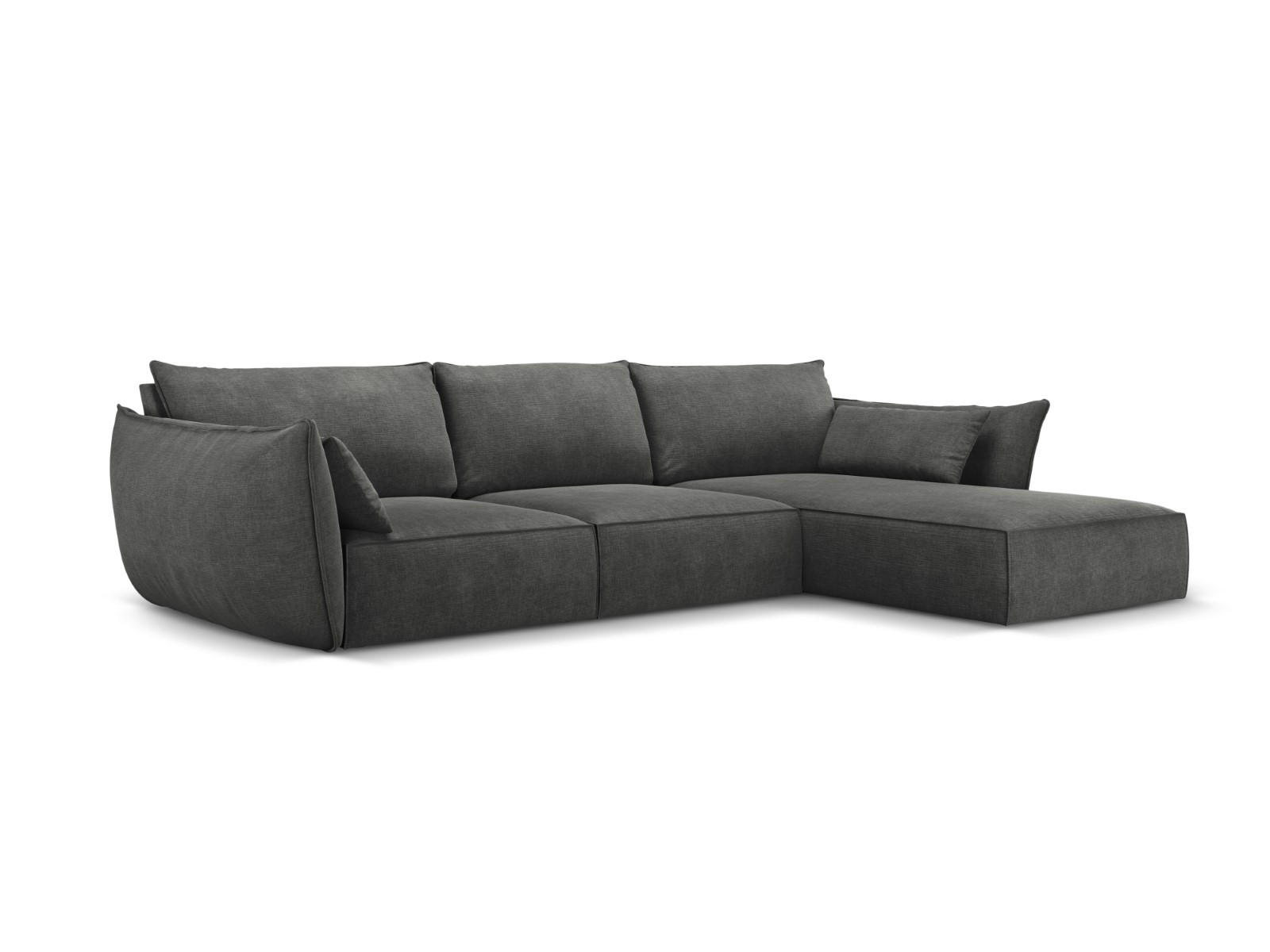 Thumbnail - Micadoni Ecksofa, Dunkelgrau, Textil, 4-Sitzer, L-Form, 308x171 cm, Hergestellt in Europa, Oeko-Tex®, Wohnzimmer, Sofas ...