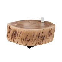 COUCHTISCH GOA Akazie rund Natur 60cm - Braun, Holz (60/60/25cm) - riess-ambiente