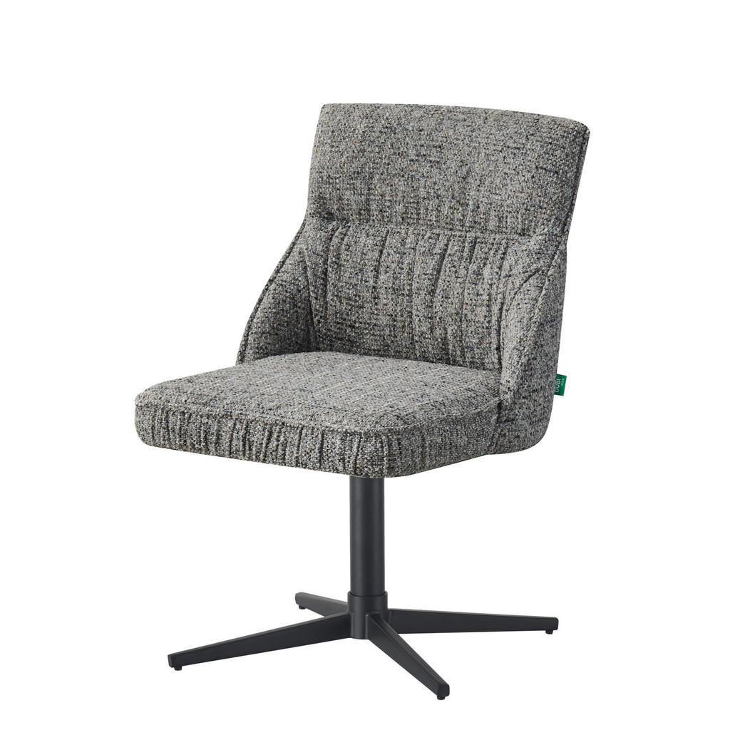 Thumbnail - Dubi Möbel Esszimmerstuhl, Dunkelgrau, Textil, 49x83x62 cm, Esszimmer, Stühle, Esszimmerstühle, Vierfußstühle