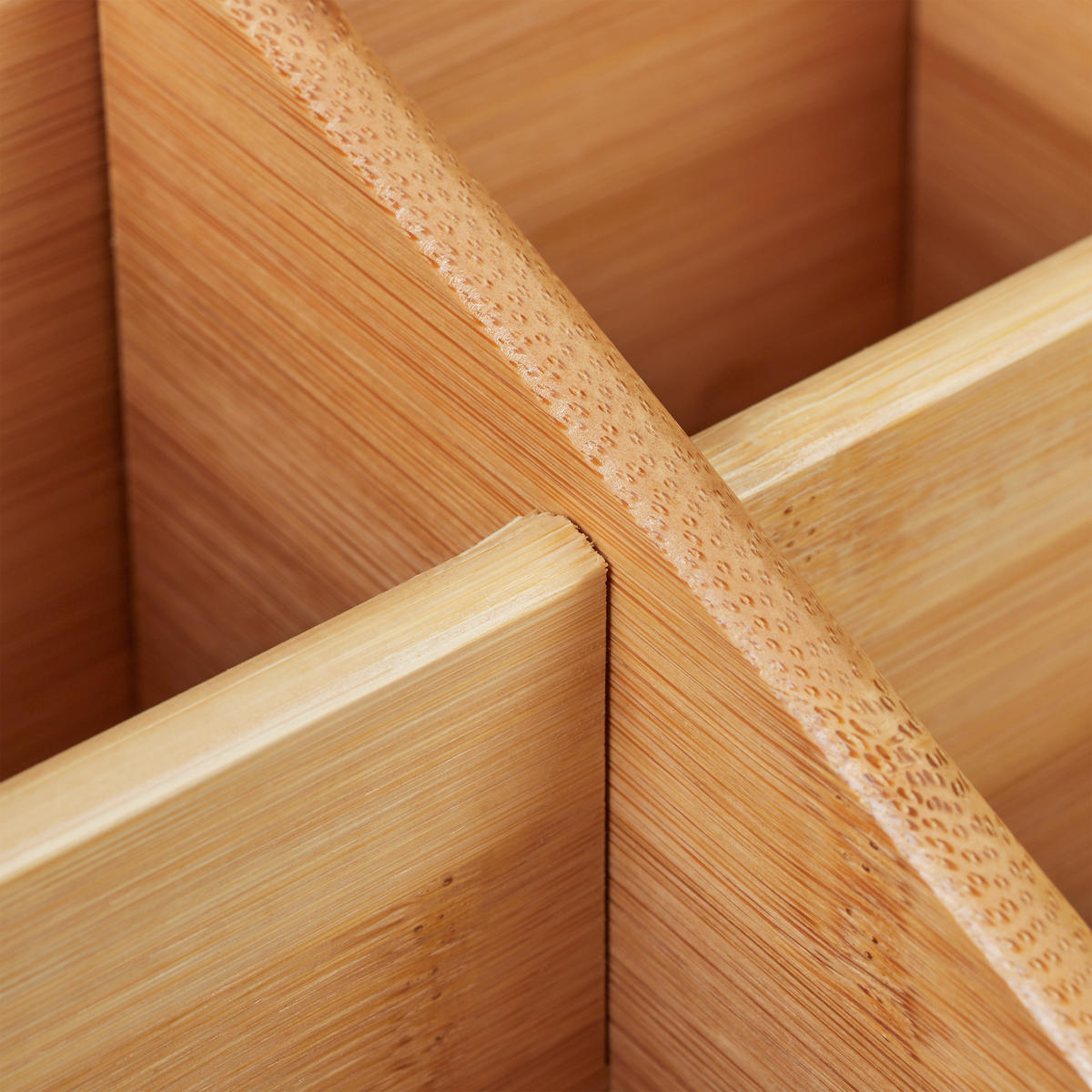 SCHREIBTISCH Organizer - Hellbraun, Holz/Holzwerkstoff (20/28/14cm) - Relaxdays