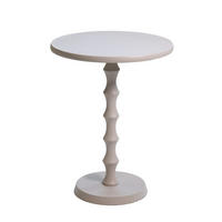 BEISTELLTISCH rund aus Aluminium 40cm, beige - Beige, Metall (40/40/52cm) - Giga Meubel